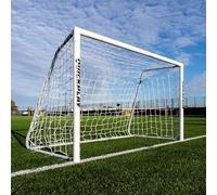 QUICKPLAY Pro Alu Match Football Goal Range | Premium Reinforced Aluminum Football Match Goal [Single Goal]