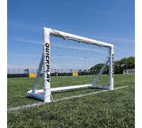 QuickPlay Q-Fold Folding Football Goal - Weatherproof uPVC, Garden | Folds flat in 30 sec, Built to last outdoors, Stores flat when folded, Football practice at home, Develops football skills