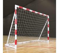 QuickPlay Q-Fold Folding Handball Goal - Weatherproof uPVC, Indoor | Folds flat in 30 sec, Built to last outdoors, Stores flat when folded, Court & outdoor play, Great for all ages