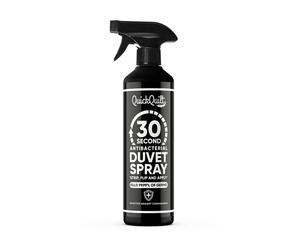 QuickQuilt - 30 Second Anti-bacterial Duvet Spray | Bedding Disinfectant and Sanitiser 500ml, Clear