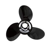 Quicksilver Black Diamond 3-Blade Aluminum Propeller, 10.2 dia x 15 pitch, Right Hand