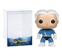 Quicksilver: Funk o Pop! Vinyl Figure Bundle with 1 Compatible 'ToysDiva' Graphic Protector (179 - 11696 - B)