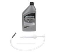 Quicksilver High-Performance Gear-Oil + Pump Kit 1 Litre | Designed for Outboards and Sterndrives