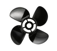 Quicksilver Nemesis 4-Blade Aluminum Propeller, 14" dia x 19" pitch, Right Hand