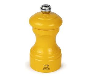 Quicksilver Salt And Pepper Mills: 10Cm Peugeot Bistrorama Saffron Mill, Salt
