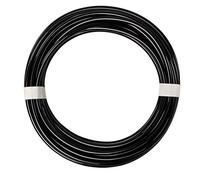 Quickun Pneumatic Tubing 1/2" Tube OD PU Polyurethane Tube Air Hose Line for Air Compressor Fitting or Fluid Transfer (Black 32.8ft)