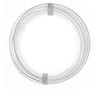 Quickun Pneumatic Tubing 1/2" Tube OD PU Polyurethane Tube Air Hose Line for Air Compressor Fitting or Fluid Transfer (Clear 32.8ft)