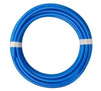 Quickun Pneumatic Tubing 3/8" Tube OD PU Polyurethane Tube Air Hose Line for Air Compressor Fitting or Fluid Transfer (Blue 32.8ft)