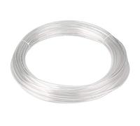 Quickun Pneumatic Tubing 8mm x 5mm PU Polyurethane Tube Air Hose Line for Air Compressor Fitting or Fluid Transfer (Clear 32.8ft/10Meters)