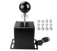 Quiclume H-shift cover for Logitech G29 G27 G25 & for thrustmaster T300 T500, 6+R/7+R gears, Sim Racing Shifter made of aluminium alloy, black (7 speed+R-HB039)