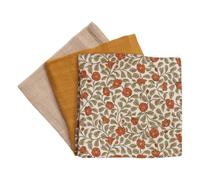 Quicy Tree Nappies - Set of 3 Multicoloured 30x30