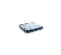 Quid 8069009 Plaid 130X150 Polar Blue Cotton QD, Stainless Steel