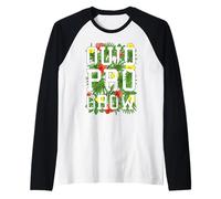 Quid Pro Grow Gardener Floral Text Spring Garden Flowers Raglan Baseball Tee