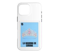 Quieres Ser Mi Madrina De Corona Quinceañera Case for iPhone 16 Pro Max