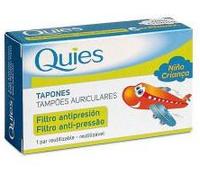 Quies Anti-pressure earplugs for children, 2 units