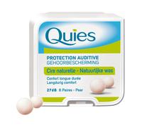 Quies Ear Plugs Natural Wax 8 Pairs