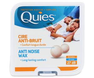 Quies Earplugs Pure Wax 8 Pairs