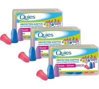 Quies Foam Ear Protection - Lot de 3 x 3 Pairs