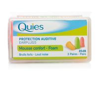 Quies Foam Earplugs 3 Pairs 3 Pair