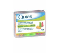Quies Soft Foam Ear Protection Plugs 35dB - 2 Pack of 6 Pair- Anti Noise Foam...