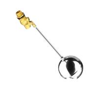 Quiet 1/2inch Brass Float Valves Water Tower Tanks Levels Flows Automatic Control for Waters Tanks Pumps Enduring Water Flows Automatic Control