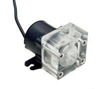 Quiet 12V Cold Water Pump for Compact Water-Cooled Setups with 300L/H Flow Rate and G1/4 Threaded Ports for Computer and E-Bike Cooling