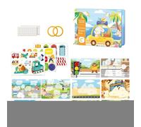 Quiet Activity Books - Airplane Travel Toy, Toddler Activity Workbook Travel, Preschool Educational Traveling Quiet Activities Book For Car Airplane Restaurant Stroller High Chair Home Schools