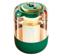 Quiet Air Humidifier with Night Light, Cool Mist Maker Fogger with LED Display, USB humidifier for Plants Office Car Bedroom(2.5L) green Night light version