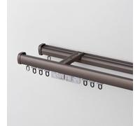 Quiet Aluminium Flexible Curtain Rail with Pulley System for Ceiling Mount Ideal for Shower Corners Pergolas Bedrooms and Bay (Gray 1.8m)