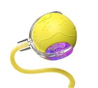 Quiet Automatic Puss Toy Sphere Armed Low Noise Motor Night Play Ensuring Peaceful Environment Rechargeable Through USB Suitable for Active Felines Self-Starting Feline Featuring Random Trajectories