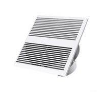 Quiet Bathroom Exhaust Fan, 110 CFM Ceiling Ventilation with Pure Copper Motor, Low Noise 28dB for Kitchen RV Mobile Home, Compact White ABS Air Quality Parts,(Square)