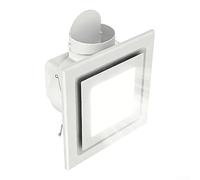 Quiet Bathroom Exhaust Fan with Light, Easy Install Powerful Airflow, LED Ventilation for lighting Kitchen Toilet Shower Heater(12-inch)