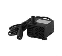 Quiet Bird Bath Fountain Pump 35dB Solar Powered | 5W solar panel, 500L/H for max flow, 12V DC input, consumption, sustainable power source