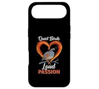 Quiet Birds Loud Passion Funny Quail Breeder Case for iPhone Air