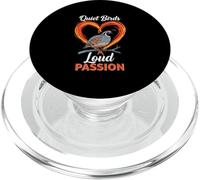 Quiet Birds Loud Passion Funny Quail Breeder PopSockets PopGrip for MagSafe