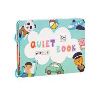 Quiet Book for Toddlers, Quiet Book for Kids Montessori Toddler Books Colouring Sticker Board Book, Early Educational Learning Puzzle Toy Interactive Educational Toy Book Gifts for Boys Girls