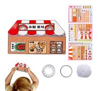 Quiet Book - Quiet Books for Sensory Lively Book Preschool Business with Stickers, Colourful Activity Book Nursery Book for Children and Girls