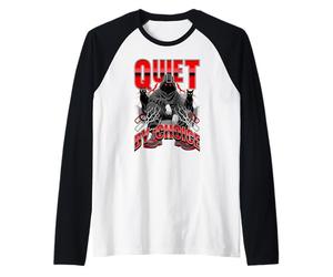 Quiet by Choice Silent Grind Mindset, Heavy Responsibility Raglan Baseball Tee
