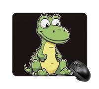 Quiet Cartoon Crocodile Square Mouse Pad Portable Computer Mousepad with Non-Slip Rubber Base 25 * 30cm Ultra-Thin Gaming Mouse Mat for Computer Laptop Office Desk Accessories