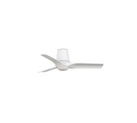 Quiet Ceiling Fan with LED Lights Hey Tub White 90cm DC Fan with Remote Control [EEK: E]