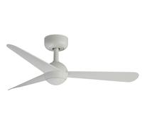 Quiet Ceiling fan without Lights Sfera White 90cm DC Fan with Remote control
