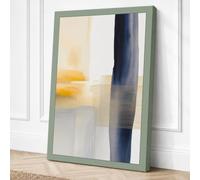 Quiet Composition Minimalist Canvas Wall Art Print 36x24 Inch (91 x 61 cm)