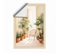 Quiet Corner Sanctuary Minimalist Unframed Wall Art Print A3 (42×29.7cm), Wall Decor for Living Room, Bedroom, Office & Home, Art Gift