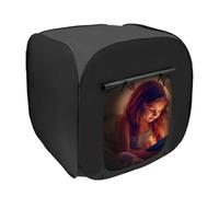 Quiet Corner Tent, Special Needs Sensory Tent, Extra Big Black Out Calming Den, Strong Silver Coated Foldable Sensory with Roll-Up Blind Door for Relaxation