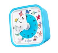 Quiet Countdown Childrens Timers with Soft Silicone Cover, Blue