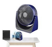 Quiet Desk Fan,5 Speeds Portable Fan USB Rechargeable | Powerful Air Blower Circulator Cooler with Adjustable Settings for Indoor Outdoor Car Home Bedroom Offices