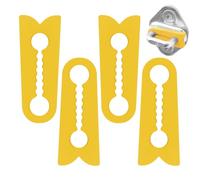 Quiet Door Buffers - Car Lock Noise Reducers, 4 Pack Rubber Guards with Absorption, Outcome Shield Pair with Hold, Auto Digital Look, Maintenance Tools for Mechanics, Drivers, Repair