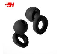 Quiet Ear Plugs for Noise Reduction - Super Soft, Reusable Hearing Protection for Sleep,Swim, Work 8 Ear Tips in XS/S/M/L 5sets-E