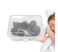 Quiet Ear Plugs for Sleep - 33db Reusable Hearing Protection | Ear Plugs for Noise Sensitivity, Snore Blockers Defenders, Super Soft Silicone Comfortable Sleep Aid
