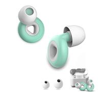 Quiet Ear Plugs for Sleep Soft Ear Plugs for Noise Reduction Reusable Silicone Earplugs for Sleeping Concerts Flying Motorcycle with 6 Ear Tips S/M/L and Clamshell Box